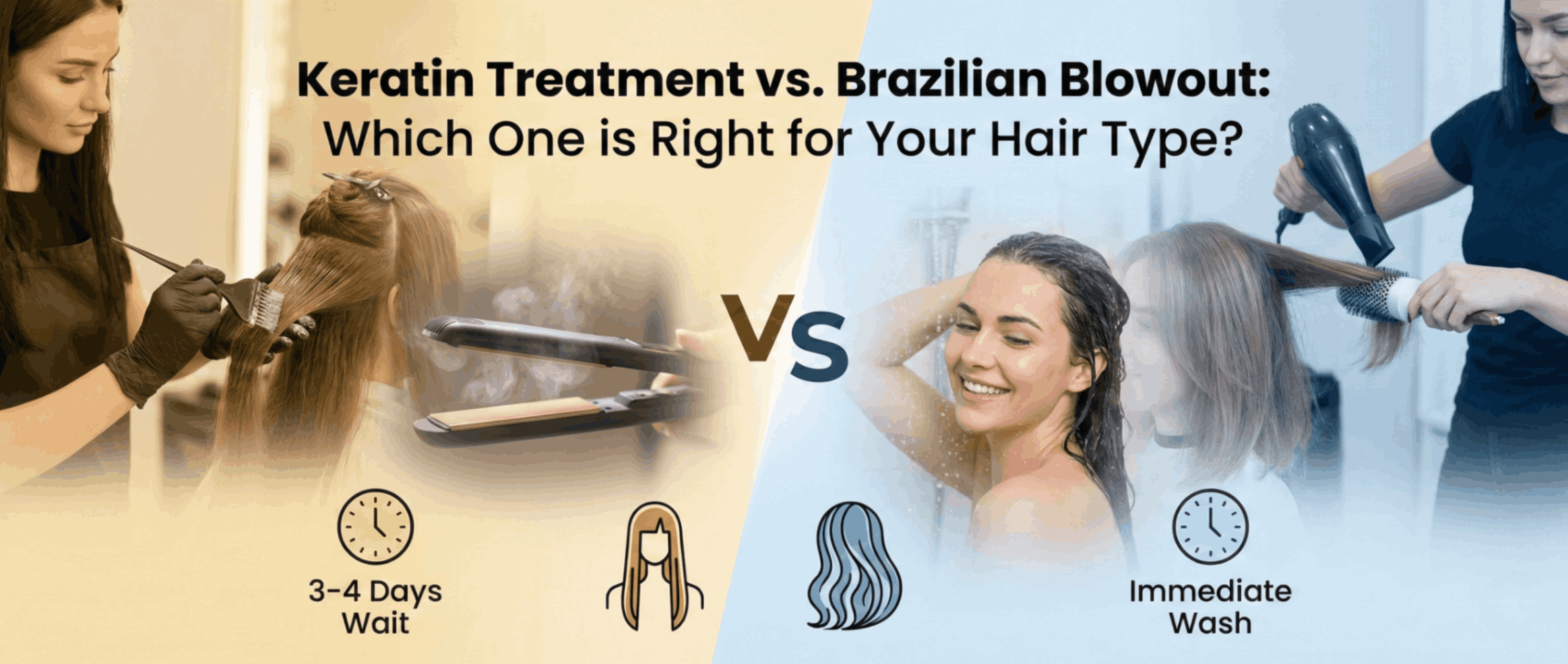 Keratin Treatment vs. Brazilian Blowout